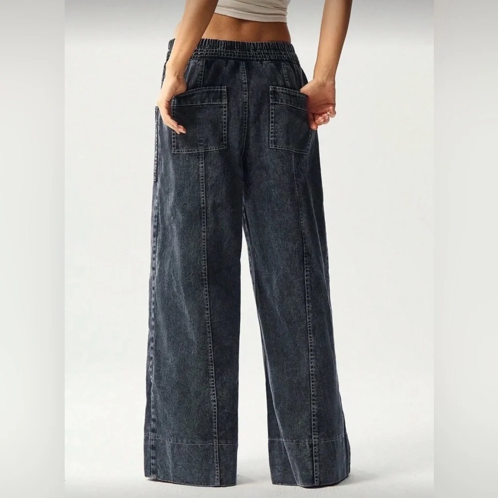 NEW Women's Black Wide-Leg Pants